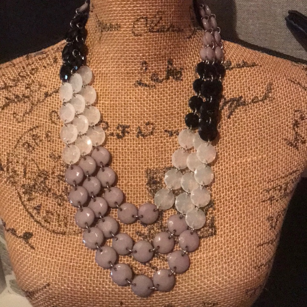 3-Tier Periwinkle by Barlow Necklace New with tag